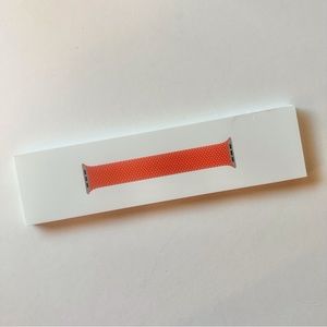 Apple Watch 40mm Electric Orange Braided Solo Loop Size 6